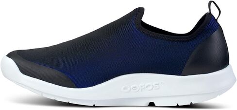 OOFOS OOmg Sport Low Recovery Shoe, White & Navy - Men s Size 11 in Saudi Arabia