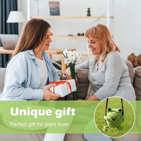 إكسسوارات السيارات على شكل ضفدع متأرجح، إكسسوارات معلقة على شكل ضفدع كروشيه لطيف على مرآة السيارة، مصنوعة يدويًا، مرآة الرؤية الخلفية، ديكورات جمالية للسيارات، زينة معلقة للنساء، مرآة الرؤية الخلفية، المنزل والمكتب in Kuwait