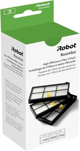 iRobot Roomba Authentic Replacement Parts - Roomba 800 and 900 Series High-Efficiency Filters (3-Pack) in Kuwait
