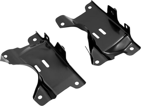 KUAFU Front Bumper Outer Brackets Compatible with 2007-2010 Chevy Chevrolet Silverado 2500 HD 3500 HD Replacement for 15838204 15838205 GM1066186 GM1067186 2Pcs Left & Right Steel Electrophoresis in Saudi Arabia