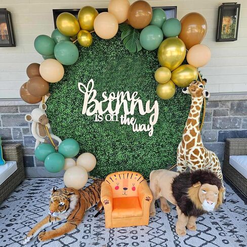 Wooden Some Bunny is on The Way Sign for Backdrop, Laser Cutting Baby Shower Decor for Bunny Theme Party Spring Baptism Easter Gender Reveal Nursery Decor in Kuwait