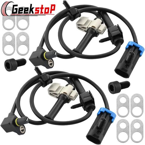 Front ABS Sensor Wheel Speed Sensor Replacement for GMC Savana 2500 3500, Chevrolet Express 2500 3500-8 Stud,Under 9600Lb GVW in Kuwait