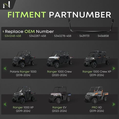Rear Suspension Stabilizer with Steering Bushing Compatible with Polaris Ranger 1000/Crew/XP Part# 5341248-458 in Kuwait