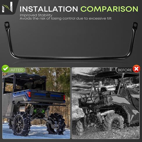 Rear Suspension Stabilizer with Steering Bushing Compatible with Polaris Ranger 1000/Crew/XP Part# 5341248-458 in Kuwait