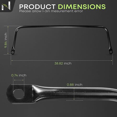 Rear Suspension Stabilizer with Steering Bushing Compatible with Polaris Ranger 1000/Crew/XP Part# 5341248-458 in Kuwait