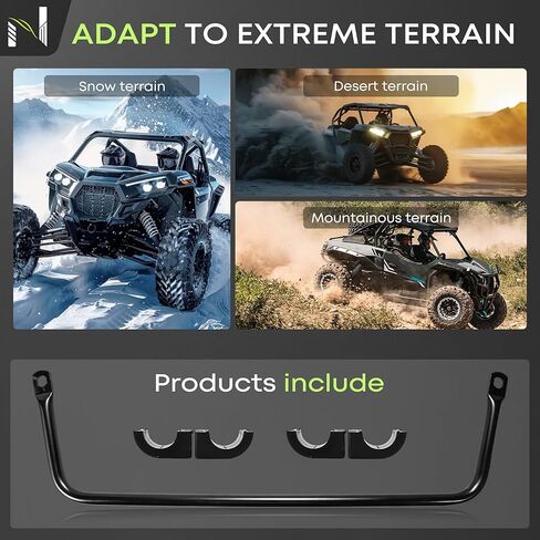 Rear Suspension Stabilizer with Steering Bushing Compatible with Polaris Ranger 1000/Crew/XP Part# 5341248-458 in Kuwait