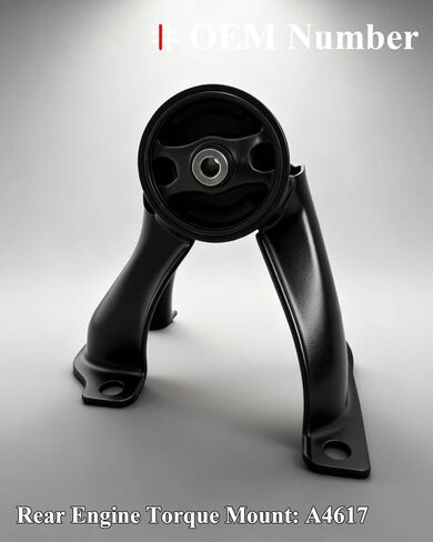 Rear Engine Motor Mount Compatible for Lancer 2002-2007 2.0L, Outlander 2006 2.4L2WD, Engine Motor Mount Replaces OE# A4617 MR554746 in Kuwait