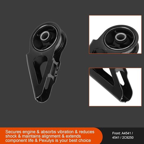 4Pcs Engine Motor Mount & Transmission Mount Set, Compatible with Honda Fit 1.5L L4 2007-2008, Replace OE: A4541, AM500, A4552, A4538 in Kuwait