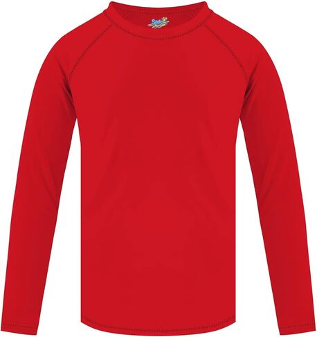 الأولاد سباحة قميص حارس الطفح الجلدي طويل الأكمام للأطفال طفل صغير 2T Rashguard Water Water Upf+ 50 Swimming Sun Shirt Avocado Green Neon in Kuwait