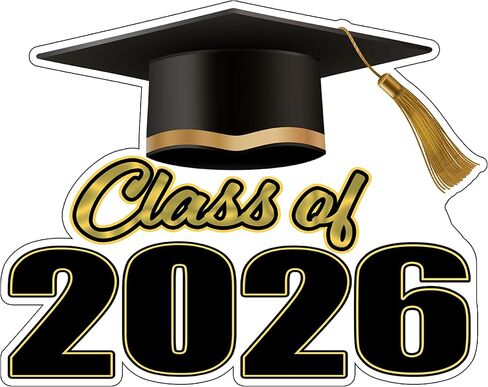 أفضل يموت قطع تهانينا فئة من 2026 التخرج السيارات ملصق مائي ملصقات للسيارة متعددة الأشكال ملصق حائط من الفينيل‏ لسيارة شاحنة فان RV SUV نافذة الكمبيوتر المحمول in Saudi Arabia