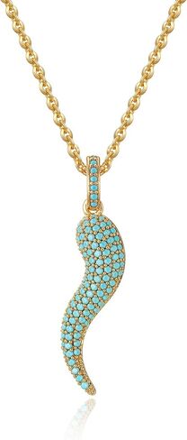 قلادات ذهبية للنساء من ويرون، قرن إيطالي أنيق، فراشة، قلادة على شكل نجم البحر، قلادة مجوهرات عصرية للنساء in Kuwait