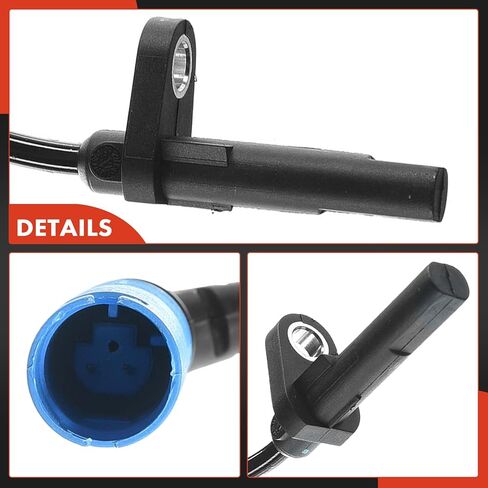 A-Premium ABS Wheel Speed Sensor Compatible with BMW Models - X5 2003 2004 2005 2006 - Rear Driver or Passenger Side, Replace# 34526771705, 34520025726 in Saudi Arabia