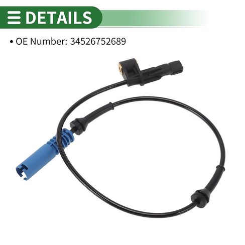 ABS Wheel Speed Sensor ABS Sensor Anti-Lock Braking System Sensor No.34526752689 for BMW Z3 2001-2002 1 Pc Front Left in Saudi Arabia