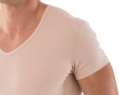 ALBERT KREUZ Men's v-Neck Business Undershirt with Short Sleeves Stretch Cotton White in Saudi Arabia