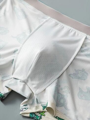 Men's Underwear Boxer Briefs, Soft Stretch & Comfortable Underwear for Men, Casual Mid Rise Underpant 4 Pack in Saudi Arabia
