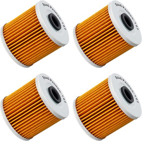 استبدال فلتر زيت العاطفة الطريق لكاواساكي KLF300 BAYOU 2X4 300 1986-2004 KLF300 BAYOU 4X4 300 1989-2004 (حزمة من 4) in Saudi Arabia