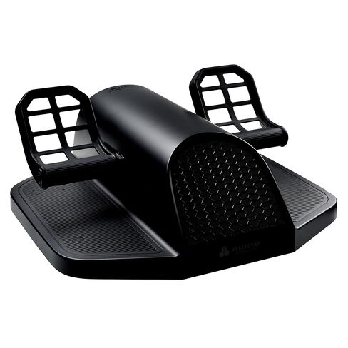 Honeycomb Aeronautical Charlie Rudder Pedals - PC- Realistic and Immersive Flight Experience - Left and Right Toe Brake Axis - Adjustable Feet Angles in Kuwait