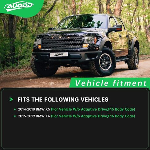 AUQDD 12Pc Front Suspension Kit (W/o Adaptive Drive) Fit For 2014-2018 BM-W X5, 15-19 X6, Lower Control Arm w/Ball Joint, Sway Bar Link, Outer Inner Tie Rod End (# K622956 K623279 K750217 EV801479) in Saudi Arabia