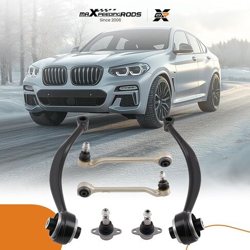maXpeedingrods 6Pc Front Upper Lower Control Arm w/Ball Joint Assembly for BMW X3 2011-2017 X4 2015-2018, CMS101250 CMS101251 CMS101252 CMS101253 Direct Replacement Front Suspension Kit in Saudi Arabia