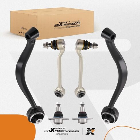 maXpeedingrods 6Pc Front Upper Lower Control Arm w/Ball Joint Assembly for BMW X3 2011-2017 X4 2015-2018, CMS101250 CMS101251 CMS101252 CMS101253 Direct Replacement Front Suspension Kit in Saudi Arabia