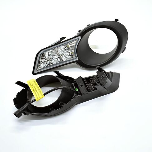 LED أضواء الضباب الجمعية DRL صالح ل 2008 2009 2010 تويوتا هايلاندر النهار تشغيل ضوء مصابيح القيادة المصد الأمامي مصابيح ضباب in Kuwait
