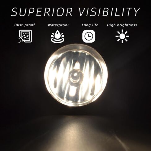 Fog Lights Assemblies Compatible With 2011 2012 2013 2014 2015 Ford Explorer Front Bumper Fog Lights in Kuwait