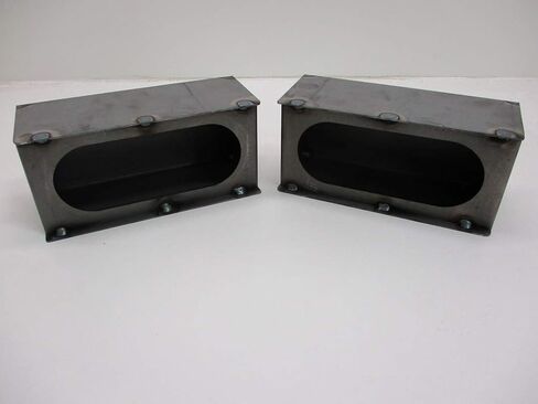 CTW Steel Oval Mounting Boxes for 6 inch LED Oval Brake Stop Turn Tail Lights/Set in Kuwait