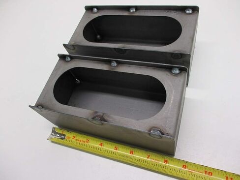 CTW Steel Oval Mounting Boxes for 6 inch LED Oval Brake Stop Turn Tail Lights/Set in Kuwait