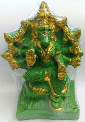 Goddess VARAHI/VARAHI Amman/Lord VARAHI Devi Idols - POLYRESIN Idols Green Colour 11 CM Height in Saudi Arabia
