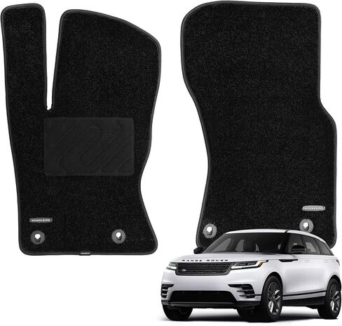 WENNEBIRD Superior Carpet Front Row Floor Mats for 2017-2026 Land Rover Range Rover Velar (L560), 0.6-Inch Ultra-Thick, Noise-Reducing, All-Weather Waterproof Anti-Slip – 2-Pc Set in Saudi Arabia