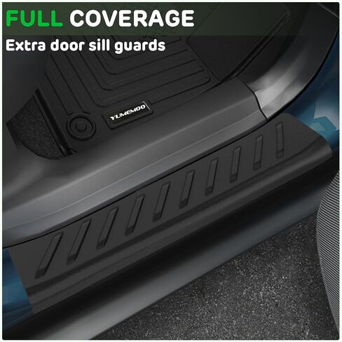 Floor Mats for Toyota 4Runner 2013-2024 (Only for 5 Seats) Upgrade Trunk Mat with Backrest Mat All Weather TPE Floor Liners Fit for Toyota 5th Gen 4 Runner Anti-Slip Full Set Car Accessories in Kuwait