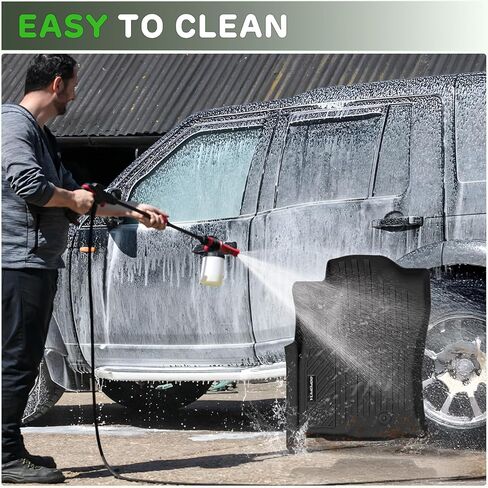 Floor Mats for Toyota 4Runner 2013-2024 (Only for 5 Seats) Upgrade Trunk Mat with Backrest Mat All Weather TPE Floor Liners Fit for Toyota 5th Gen 4 Runner Anti-Slip Full Set Car Accessories in Kuwait