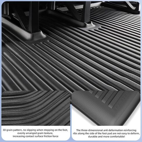 SMABEE 12Pcs Floor Mats Set for 2025 2026 Tesla Model X 6 Seater (Not fit 5/7 Seater) All Weather 2025-2022 Floor Liner Back Seat Cargo Liner Front Rear Trunk Backseat TPE Car Mats Accessories in Saudi Arabia