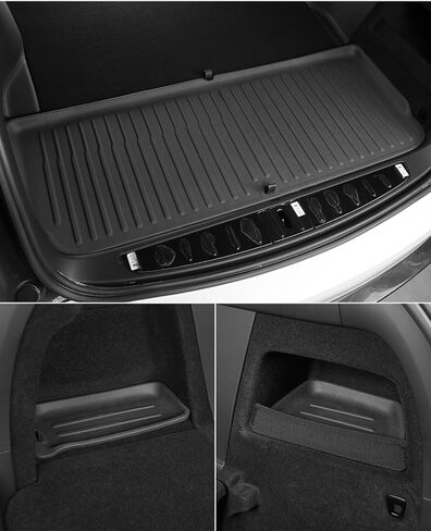 SMABEE 12Pcs Floor Mats Set for 2025 2026 Tesla Model X 6 Seater (Not fit 5/7 Seater) All Weather 2025-2022 Floor Liner Back Seat Cargo Liner Front Rear Trunk Backseat TPE Car Mats Accessories in Saudi Arabia