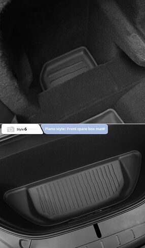 SMABEE 12Pcs Floor Mats Set for 2025 2026 Tesla Model X 6 Seater (Not fit 5/7 Seater) All Weather 2025-2022 Floor Liner Back Seat Cargo Liner Front Rear Trunk Backseat TPE Car Mats Accessories in Saudi Arabia