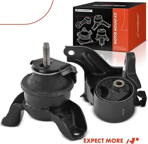 طقم حامل محرك وناقل حركة A-Premium مكون من قطعتين متوافق مع Kia Sportage 2005-2011 وHyundai Tucson 2005-2009، 2.0 لتر، ناقل حركة أوتوماتيكي، استبدال # 218302E100، 218302E600 in Saudi Arabia