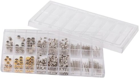 10 Pcs Metal Watch Crown Tube Stem Set Compatible with ETA 2824 2836 Movements for Professional Watchmakers Watch Repair Kit in Kuwait