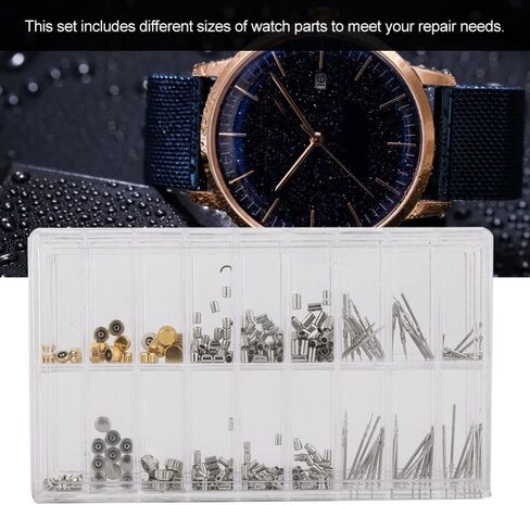 10 Pcs Metal Watch Crown Tube Stem Set Compatible with ETA 2824 2836 Movements for Professional Watchmakers Watch Repair Kit in Kuwait