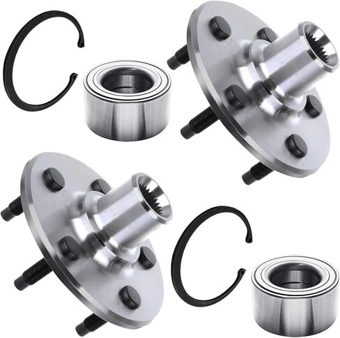 محمل العجلة الخلفية ALLCOMBO ومحورها لـ 2002-2010 Ford Explorer Mercury Mountaineer 2003-2005 Lincoln Aviator 2007-2010 Explorer Sport Trac Driver زوج مجموعة استبدال جانب الركاب - 521000 in Kuwait