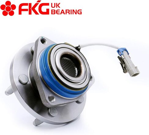 FKG 513121 Front Wheel Bearing Hub Assembly fit for Impala, Allure, Aurora, Bonnevile, Lesabre, Century, Seville 5 Lugs with Nut W/ABS in Saudi Arabia