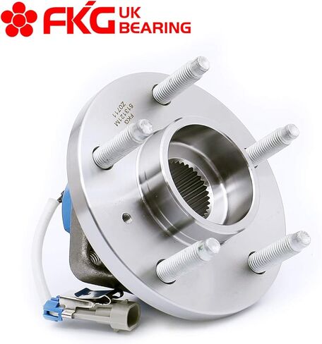 FKG 513121 Front Wheel Bearing Hub Assembly fit for Impala, Allure, Aurora, Bonnevile, Lesabre, Century, Seville 5 Lugs with Nut W/ABS in Saudi Arabia