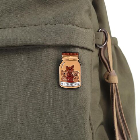 Creative Enamel Pins Bulk Set for Dog Lover, Cartoon Animals Novelty Dog Social Brooches Badges Lapel Pin for Backpacks Bags Jackets Hat Clothes DIY in Saudi Arabia