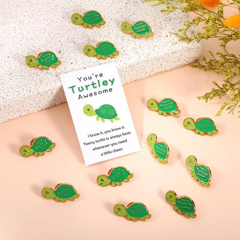 25 Sets Employee Appreciation Gifts Bulk, Cute Bee Turtle Pin with Organza Bags Thank You Cards, Employee Appreciation Gift Inspirational Bulk Gifts for Coworker Teacher Christmas Favor in Kuwait