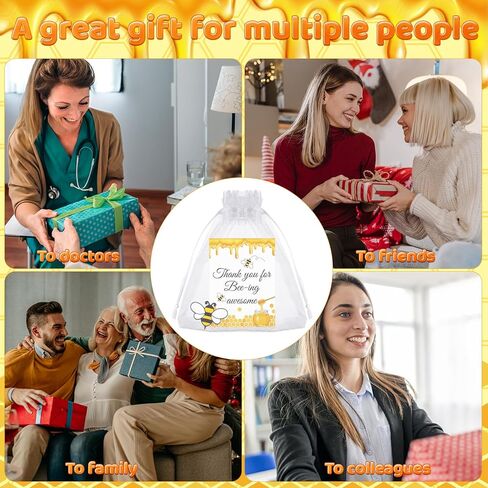 30/60 Sets Bee Pins Employee Appreciation Gift Bulk for Coworker with Bee Lapel Pin Bee Badge Organza Bags Thank You Cards Inspirational Team Gift Brooches Party Favors for Honeybee Lovers in Kuwait