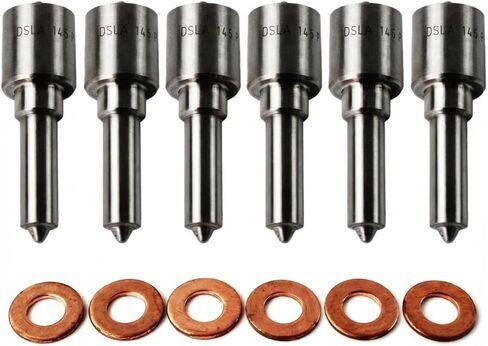 3930324 Fuel Injector Nozzles for Cummins 0433175081 DSLA145P477 1994-1998 Dodge 2500 3500 12V 5.9L Engine Part Replacement in Kuwait