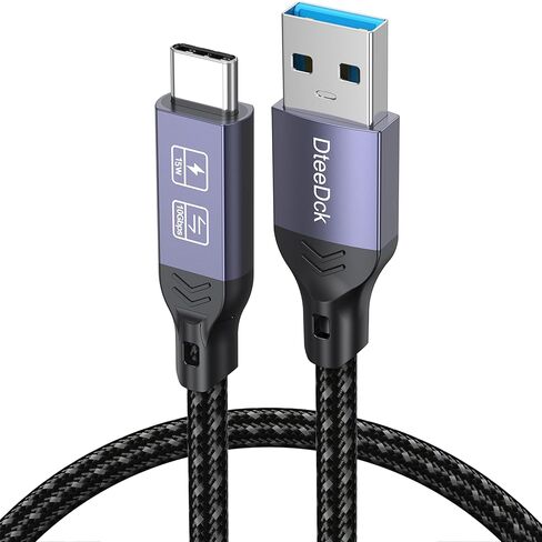 كابل USB Auto Auto 3ft 3ft ، سلك Car Carplay ، نوع USB C 3.2 Gen2 10GBPs نقل البيانات ، A-C 60W استبدال الشحن السريع لـ iPhone 16/15 Google Pixel 9/8/7 Series Galaxy والمزيد in Kuwait