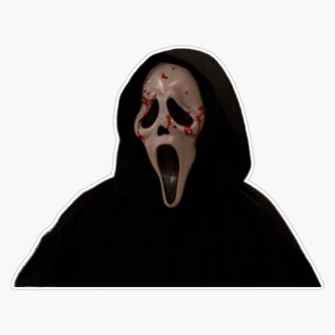 ملصق لاصق للنافذة Ghostface مقاس 5 بوصة in Saudi Arabia