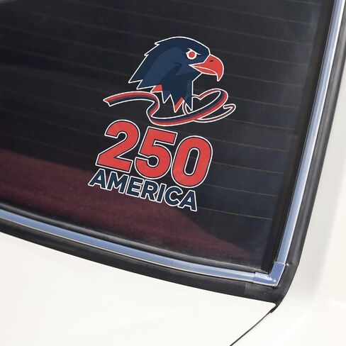 250th Anniversary Car Decal, Patriotic Eagle Car Sticker, 1776-2026 USA Window Decal, American Eagle Cars Sticker, Vinyl Cars Decals for Patriots, USA 250th Independence Day Decoration /11 in Kuwait