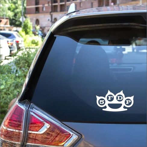 DF 5FDP Vinyl Decal Sticker - 6 Inches, White, for Car, Truck, Guitar Case, Box, Tumbler, Laptop, Wall, and Window - Versatile Bumper and Vehicle Decal in Saudi Arabia