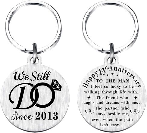 هدايا سلسلة مفاتيح TANWIH للذكرى السنوية الثالثة عشرة للزفاف، زينة للذكرى السنوية الثالثة عشر in Kuwait